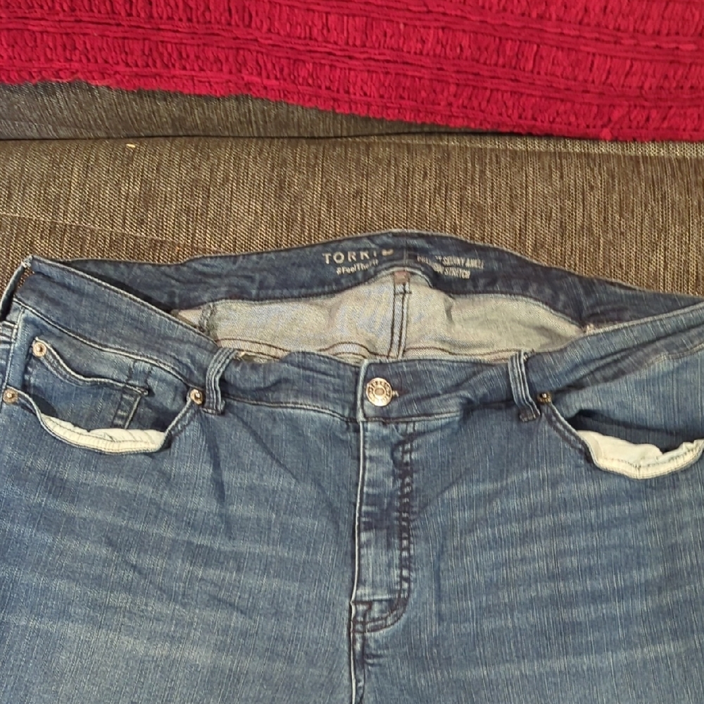 Torrid 24S  Medium Blue Skinny Jeans